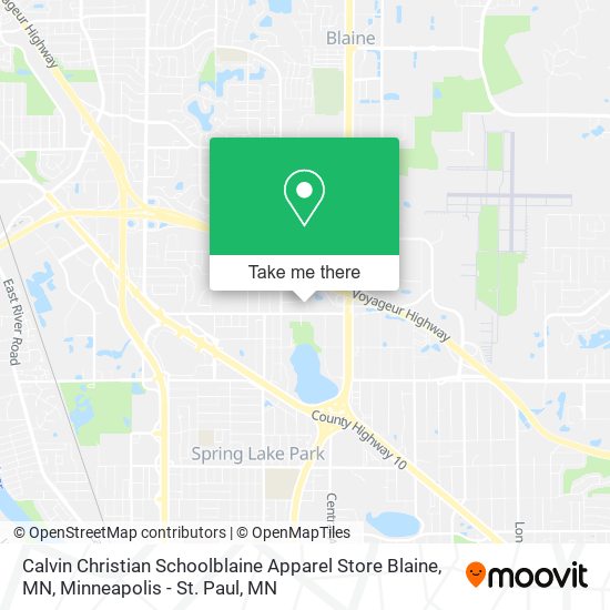 Calvin Christian Schoolblaine Apparel Store Blaine, MN map