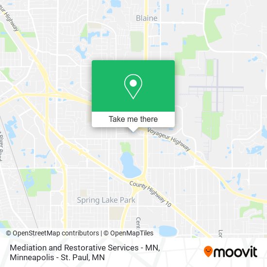 Mediation and Restorative Services - MN map