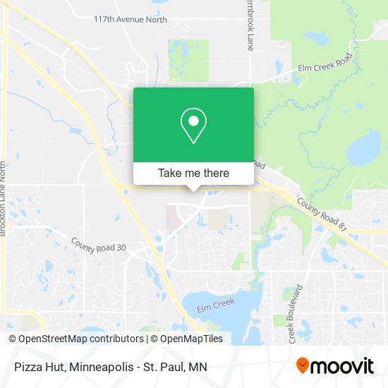 Pizza Hut map