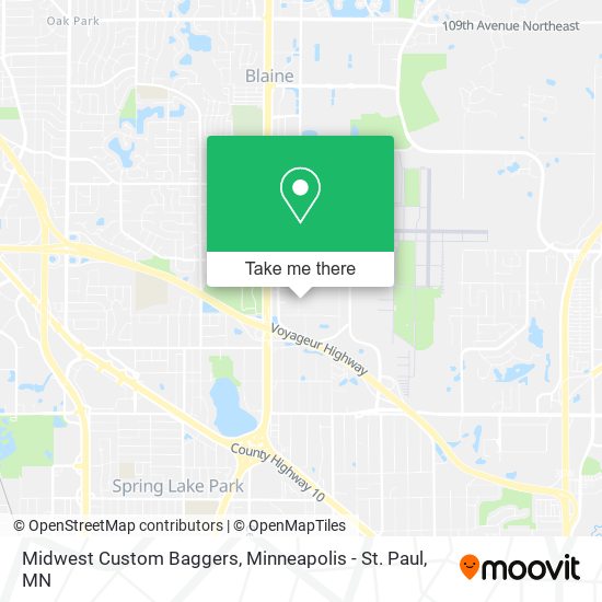 Midwest Custom Baggers map