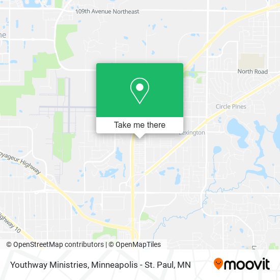 Youthway Ministries map
