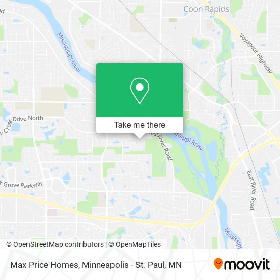 Max Price Homes map