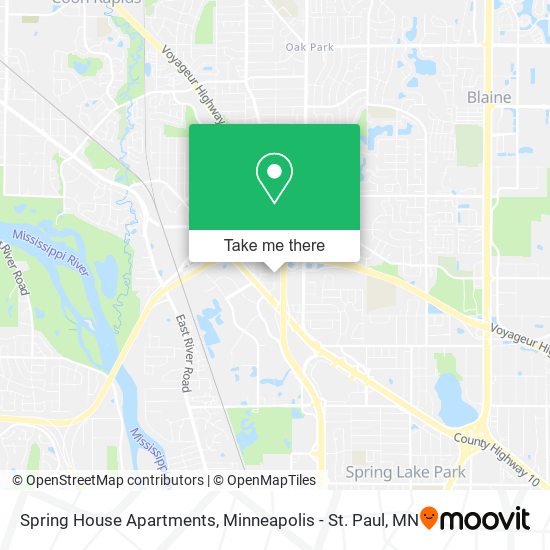 Spring House Apartments map