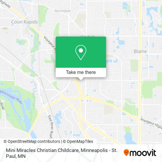 Mini Miracles Christian Childcare map