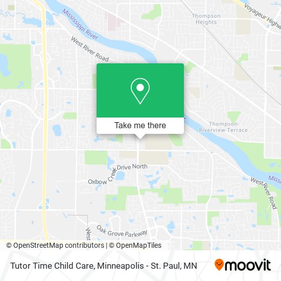 Mapa de Tutor Time Child Care