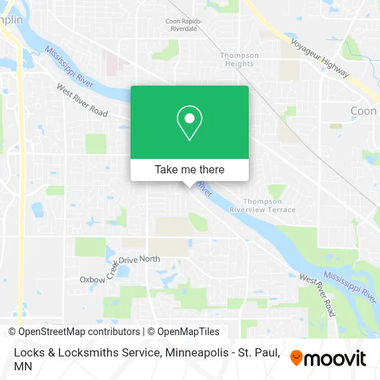 Locks & Locksmiths Service map