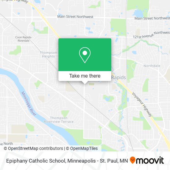 Epiphany Catholic School map