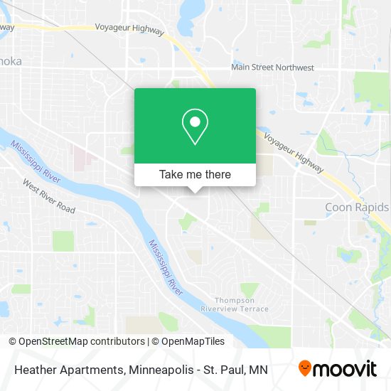 Heather Apartments map