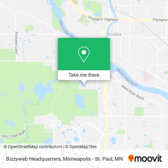 Bizzyweb Headquarters map
