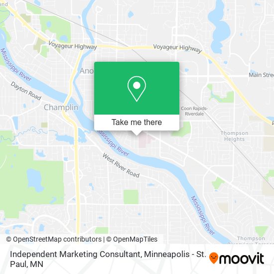 Independent Marketing Consultant map