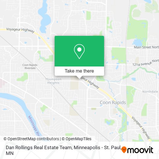Dan Rollings Real Estate Team map