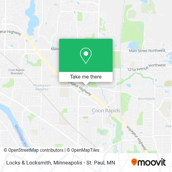Locks & Locksmith map