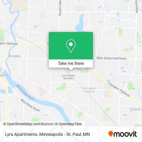 Lyra Apartments map