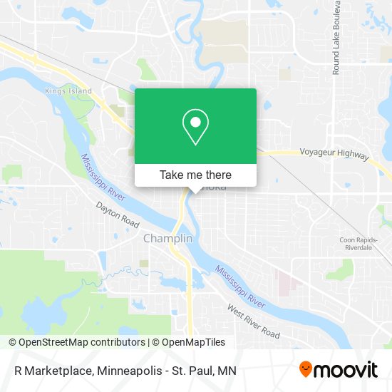 R Marketplace map