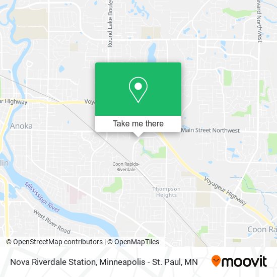 Mapa de Nova Riverdale Station
