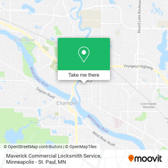 Maverick Commercial Locksmith Service map