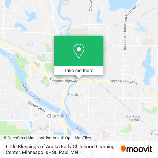 Little Blessings of Anoka Early Childhood Learning Center map