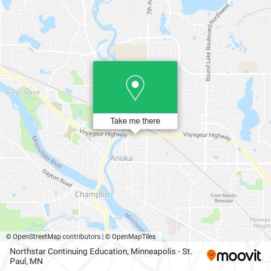 Mapa de Northstar Continuing Education