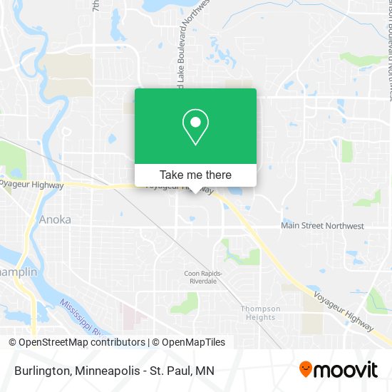 Burlington map