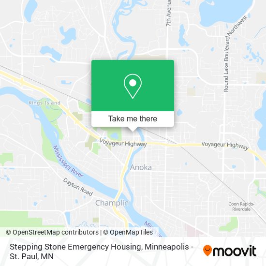 Mapa de Stepping Stone Emergency Housing