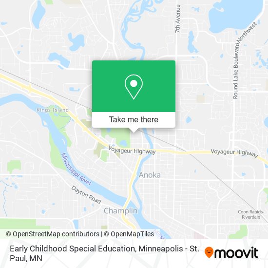 Early Childhood Special Education map