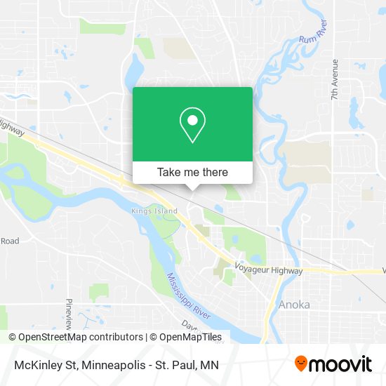 McKinley St map