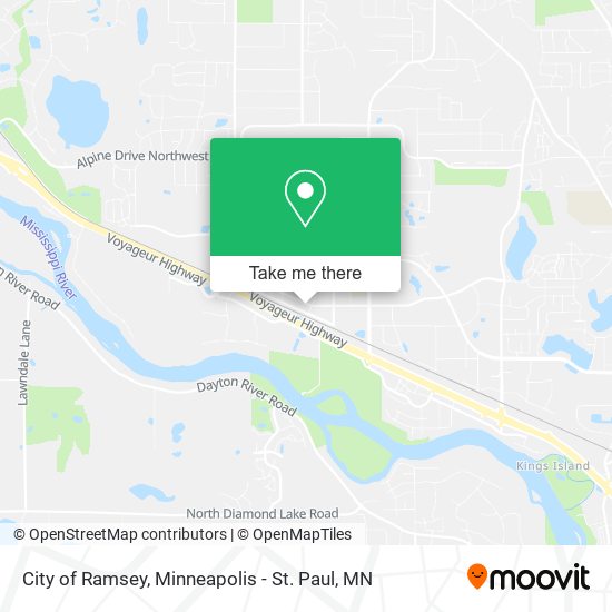 City of Ramsey map