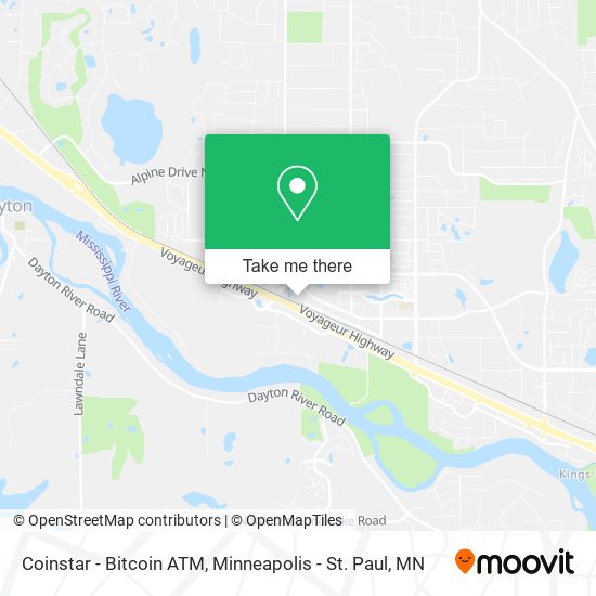 Coinstar - Bitcoin ATM map