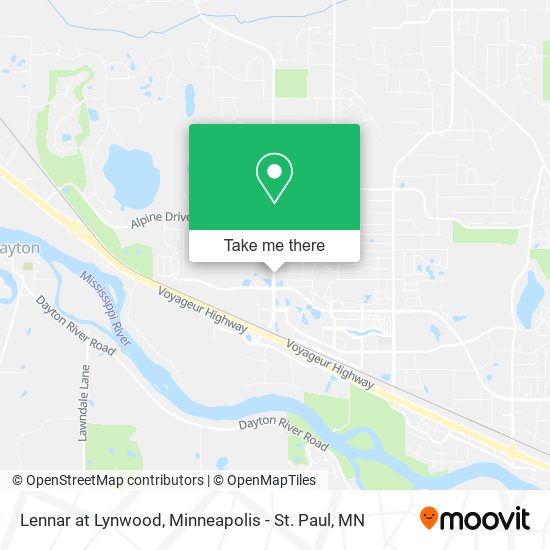 Mapa de Lennar at Lynwood
