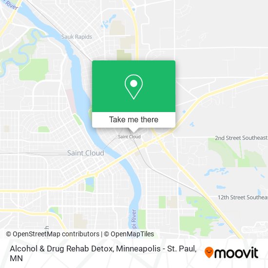 Alcohol & Drug Rehab Detox map