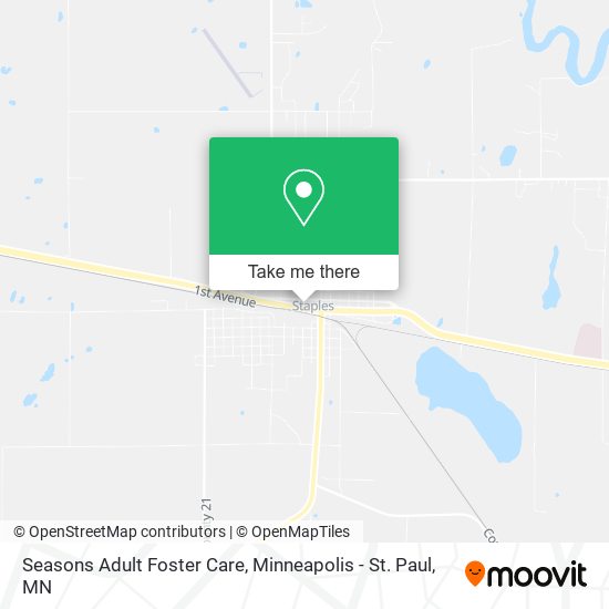 Seasons Adult Foster Care map