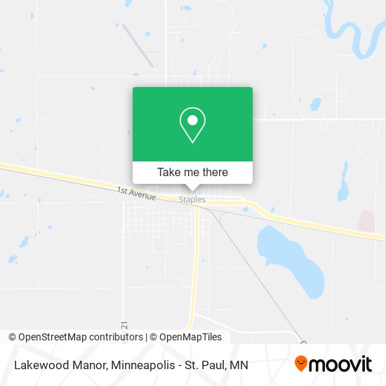 Lakewood Manor map