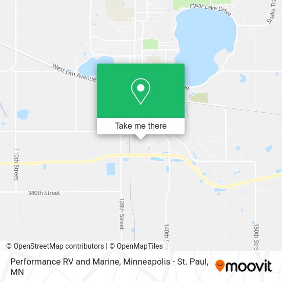 Performance RV and Marine map