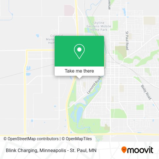 Blink Charging map
