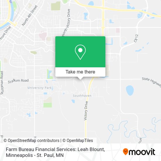 Mapa de Farm Bureau Financial Services: Leah Blount