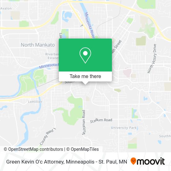 Green Kevin O'c Attorney map