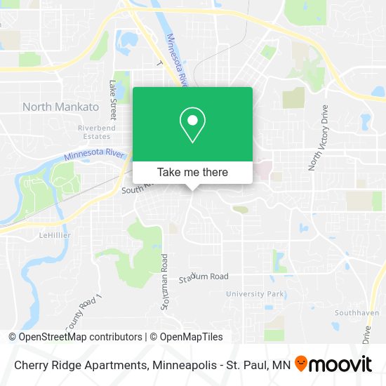 Cherry Ridge Apartments map