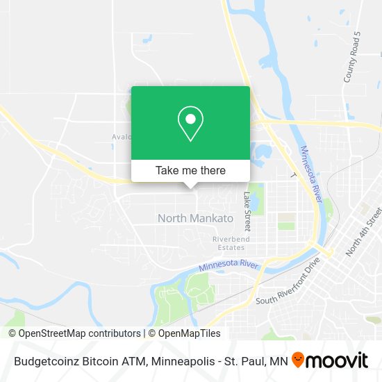 Budgetcoinz Bitcoin ATM map