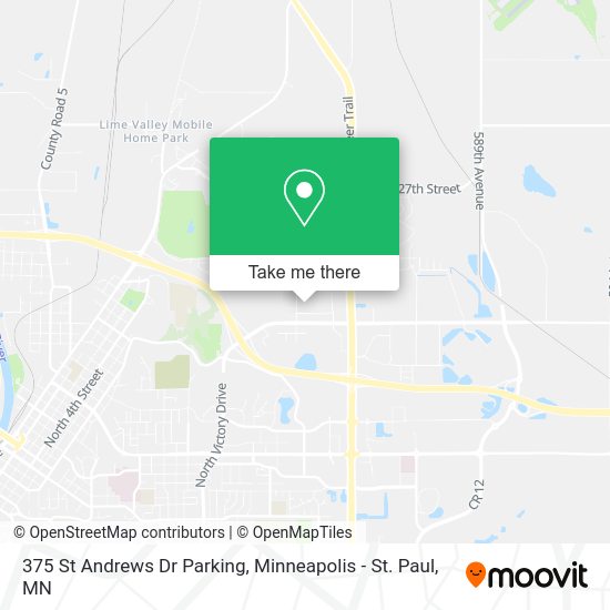 375 St Andrews Dr Parking map