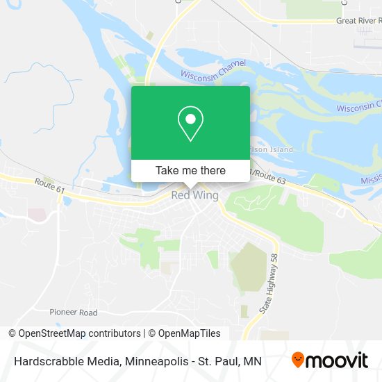 Mapa de Hardscrabble Media