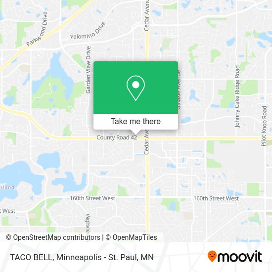 Mapa de TACO BELL