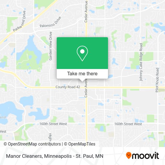 Manor Cleaners map
