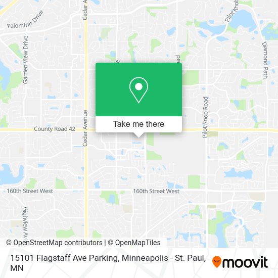 Mapa de 15101 Flagstaff Ave Parking