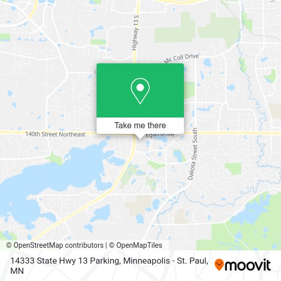Mapa de 14333 State Hwy 13 Parking