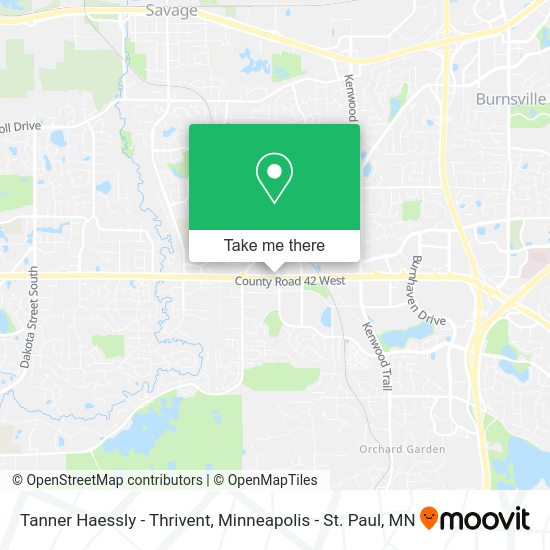 Tanner Haessly - Thrivent map