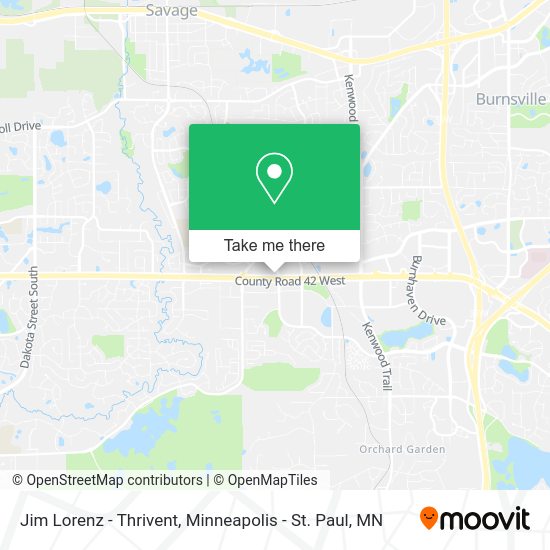 Jim Lorenz - Thrivent map