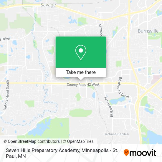 Mapa de Seven Hills Preparatory Academy
