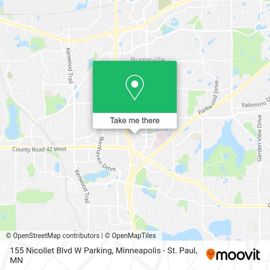 155 Nicollet Blvd W Parking map