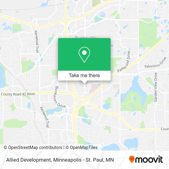 Mapa de Allied Development