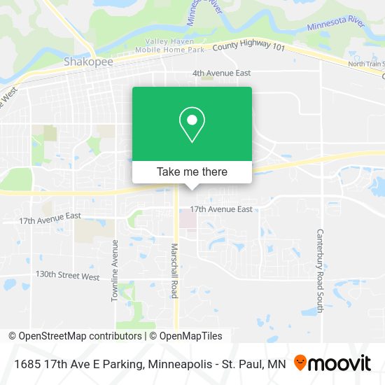 1685 17th Ave E Parking map